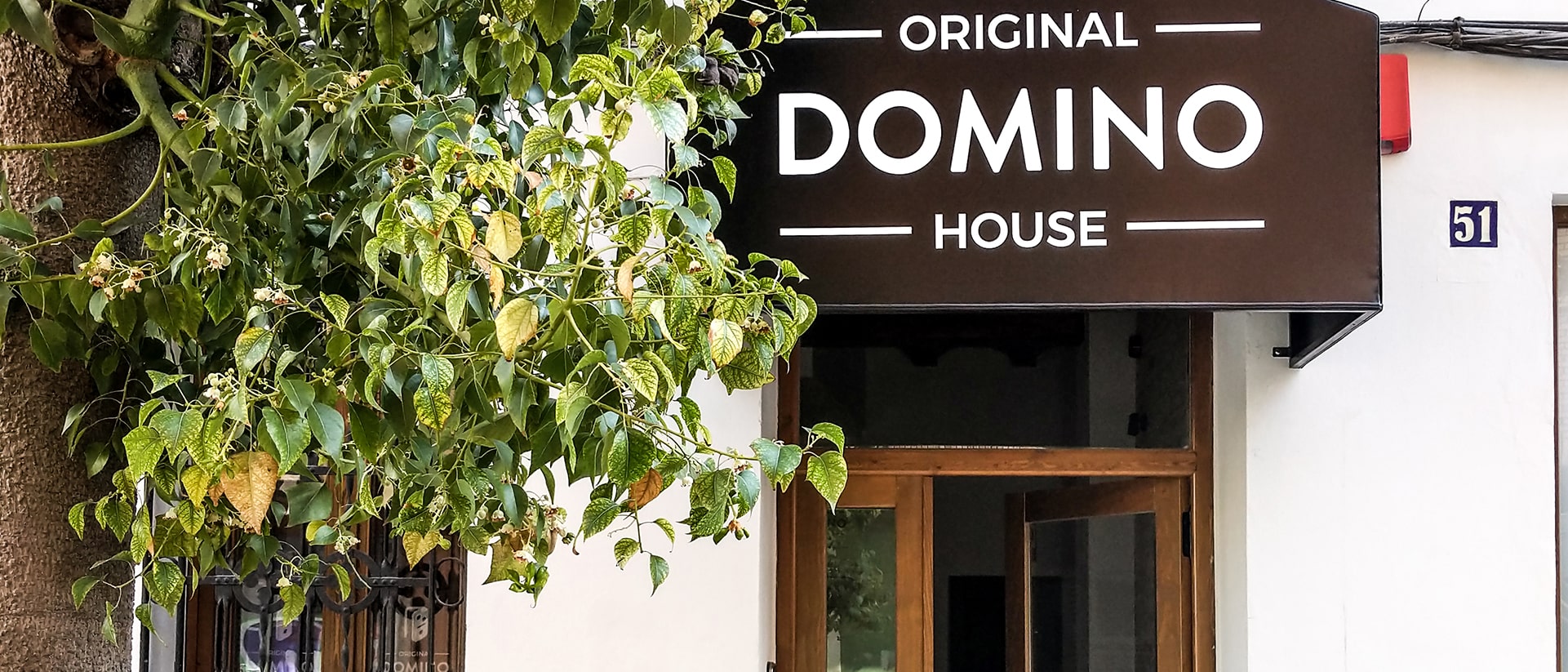 Original Domino House - Main entrance
